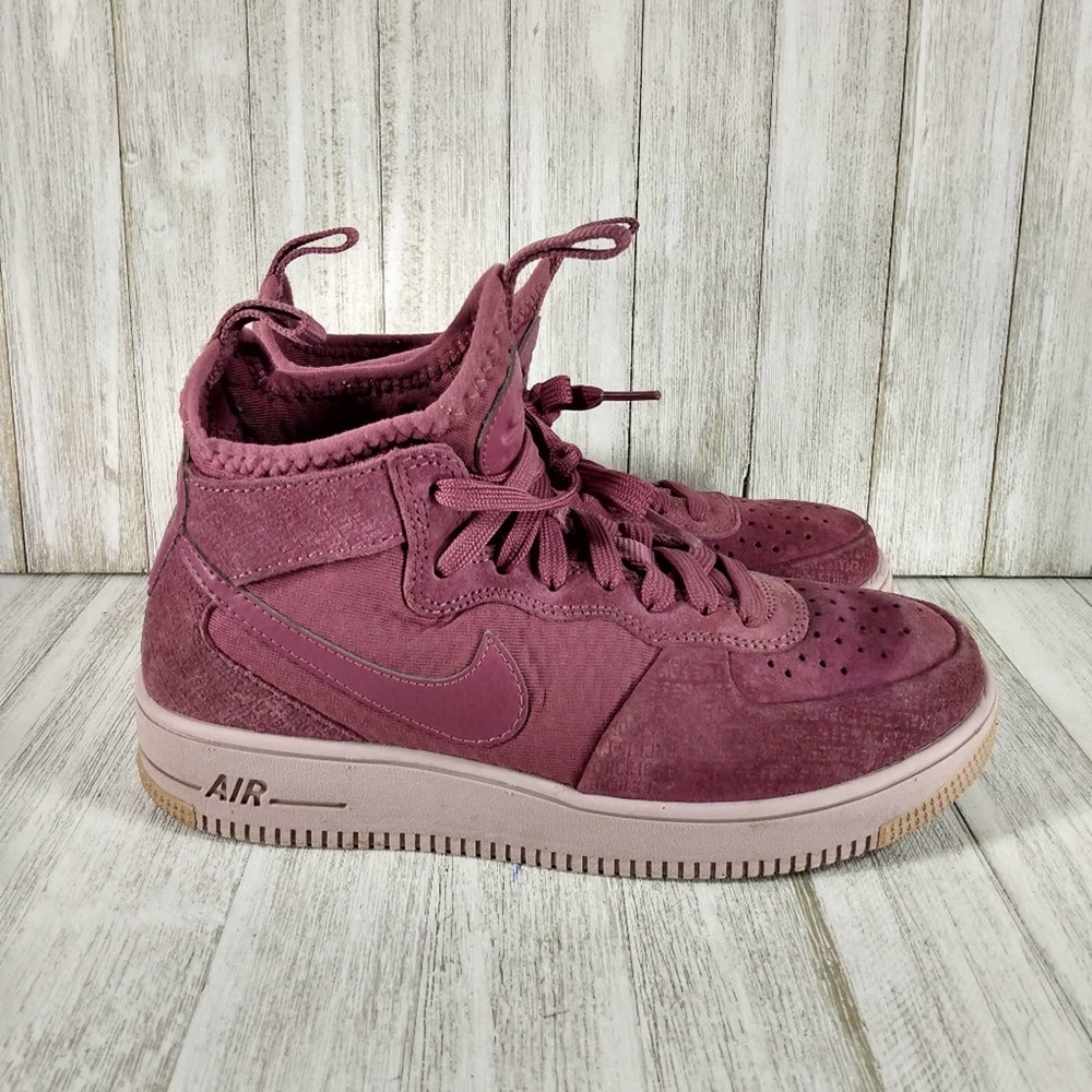 Nike Air Force 1 Ultraforce Mid Force Is Female Vintage Wine Women's 6.5